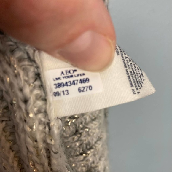 𝅺american Eagle Outfitters Wool Blend Open Front Ombre Cardigan Women's Size XS - Picture 11 of 12